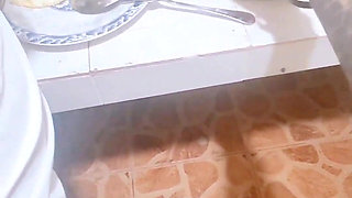 Ganda Fucked While Cooking Breakfast