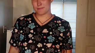 Nurse fucks patient at home visit to cure his blue balls
