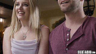 Steamy teenager came and fucks moms husband