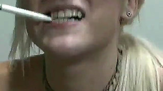 19yr Old Girlfriend and I Prep for Her Smoking Cam Show