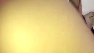 Big Ass White Stepdaughter Riding on Top of Her Stepfather's Cock, They Take Advantage of It When They Are Alone