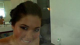 The round perfect ass of an asian slut