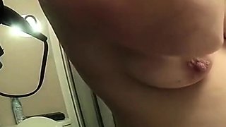 Horny curvy stepmother spied in shower