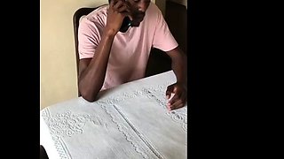 Horny and wild amateur black couple do a hardcore cam show