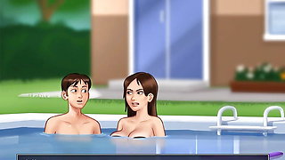 Having Sex With Step Sister In Swimming Pool