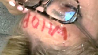 Sexy Whore Extreme Big Dick Face Fucked