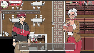 Spooky Milk Life - walkthrough gameplay part 9 - Hentai game - Sex with santa