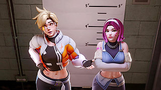 Sex hentai girl d.va get gang bang for shifting and give deep blowjob and anal hard rough sex