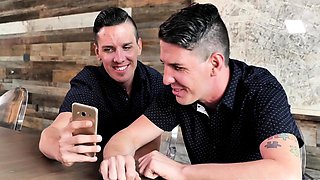 Family threesome with nasty latina teen babe