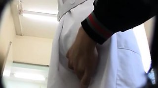 Japanese nurse deals patient's biggest knob in manners