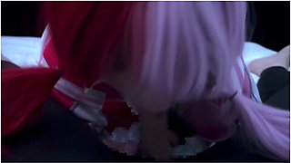 One Piece Diva Uta In Glasses Takes Him To A Virtual Space To Gokkun Blow His Dick