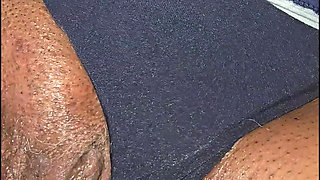 Fucked Wife Wearing Her Panty and Then She Jerked My Cum on Her Tits