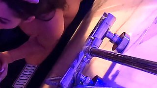 Guy Fucks a Petite Brunette in the Shower and Cums on Her Face and in Her Mouth