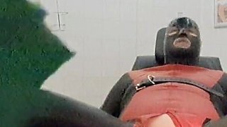 Fisting with the Green Leather Glove