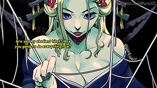 Black Maria from One Piece decided to check your anal hole (Femdom JOI)