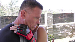 Fitness Coach Pounds Schoolgirls First Class Pussy