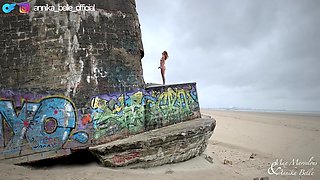 Vlog.3.2 - Beach Shoot Turned Hot: Our Passionate French Escape