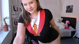 Curvy girl Roleplaying - nurse, secreatary, maid, school girl, student, teacher, cheerleader