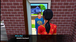 Fucking Mina Bai in Front of Her Husband