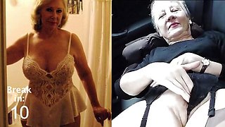 Huge Granny Tits Jerk off Challenge to the Beat 4