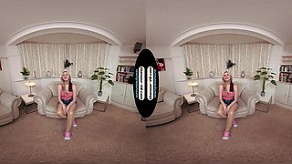Em Yang Babysitter In Tan Glossy Legwear With Surprise Unexpected Treat For You - 8k Vr