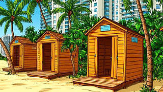 Beach Bitch 2: Pussy Full of Cum. Cartoon Simрsons Parody.