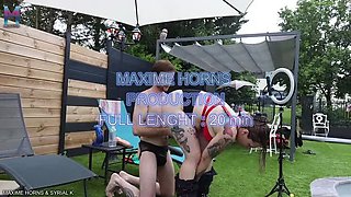 Hot MILF Fists & Pegs Him Hard with Huge Dildo - Deep Anal Gaping