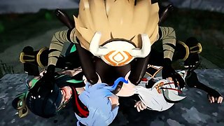 Hentai chick enjoys anal sex at the gym
