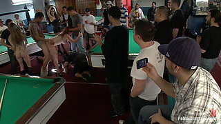 Bella Rossi and the pool hall