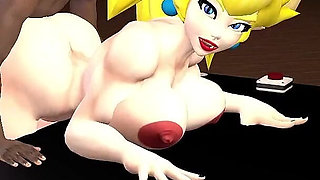 Bowsette Doggy Position in the Castle