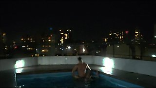 The Water Wasn't Enough to Put Out the Fire, so We Had Sex in the Pool. My First Time in a Pool - Accounter Adventures