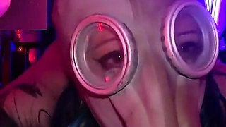 Gas Mask Breath Control - Fuck Machine Orgasm