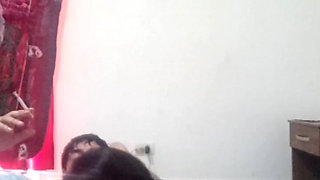 Live sex in front of the camera, very hot and hard for her