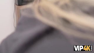 Naughty Blonde Lesbian Didnt See A Problem To Fuck On A Job Interview In Front Of Her Girlfriend 17 Min