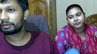 Newly marriage couple Wife husband friend Indian village