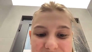 Hard Masturbating in the Gym