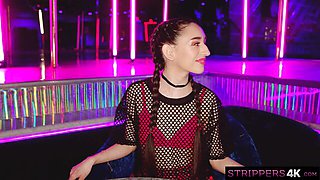 Ronnie Violet's blowjob scene by Strippers4K