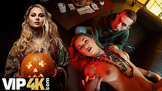 Halloween Witch Ritual Turns Into Hot Creampie with Vanessa Leone - Full HD POV Czech Sex