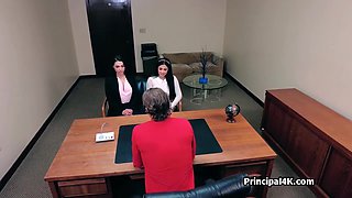 Spy Camera - Threeway With Principal N Secretary