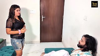 Brunette Stepsister Without Condom Uncut (2024) Hindi Hot Short Film with Cumshot - Blowjob