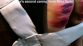 Hard Caning Session - Punishment