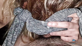 Blowjob and cum in her face