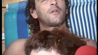 A young Roberto Malone breaks through the hairy cunt of a hot whore