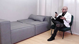 Cock Therapy, My Psychologist Makes Me His Whore When I Tell Him About My Sexual Experiences.
