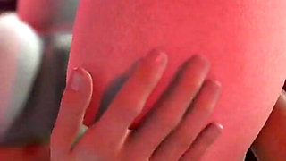 Neon Heat. Passionate Sex with Busty Hot Street Girl in the Neon Room