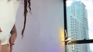 Giantess Twerk: the Shrunken Human Tied up Can't Escape