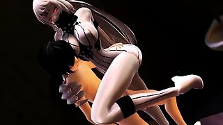 Awesome hentai anal sex with stunning excited nurse