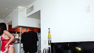 Amateur couple webcam ass sliding into that big ass