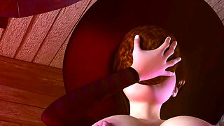FUTA Witches Play Pranks and Have Sex - 3D Animation