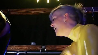 Latex foot fisting